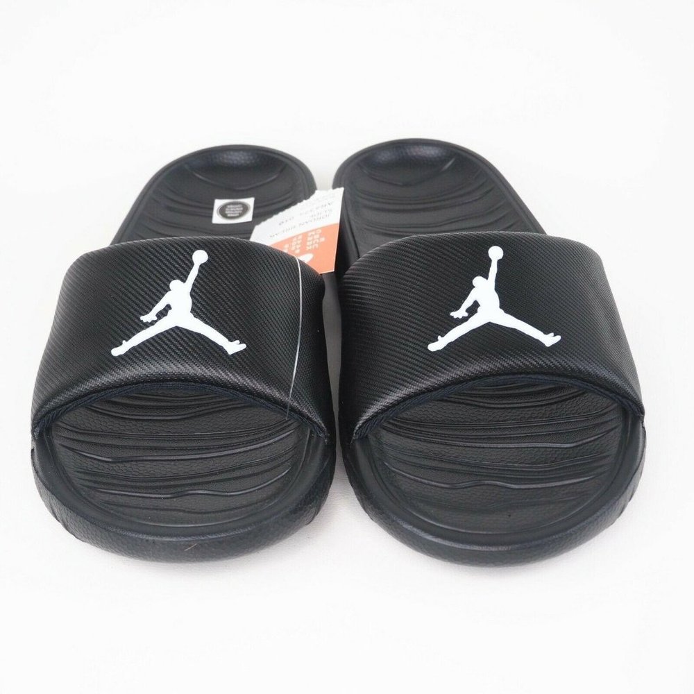 Nike Air Jordan Break Slide Mens Sandals Black Wht - Picture 4 of 11